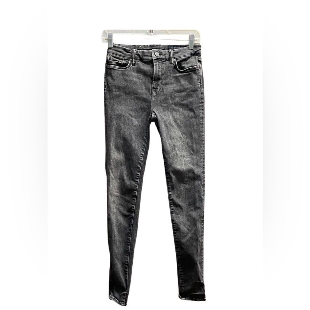 All Saints Grace skinny black/ gray  distressed jeans/ waist 29 inches
